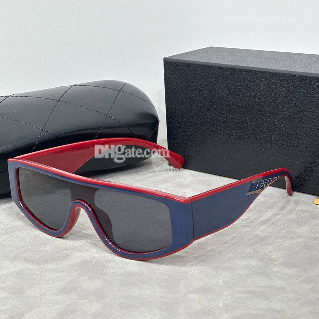Rectangle designer Oval Sunglasses for Men Summer Shades Polarized Eyeglasses Black Vintage Oversized Sun Glasses of Women Male Sunglass with Box