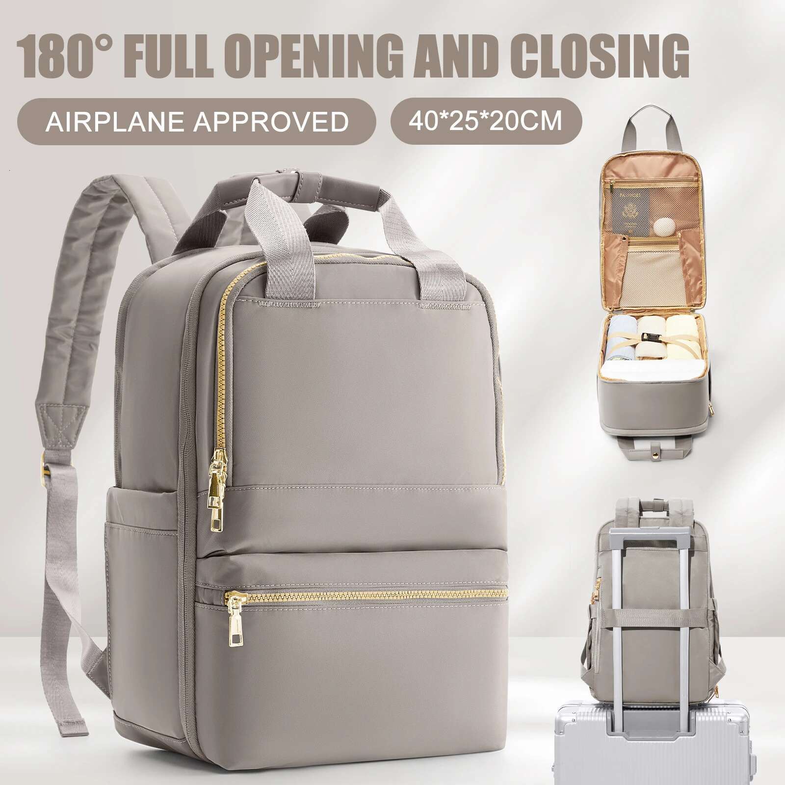 Ryanair 40X20x25 Travel Carry-Ons Leisure Hand Lage Fashion Backpack Laptop Bag Women, Gifts For Women