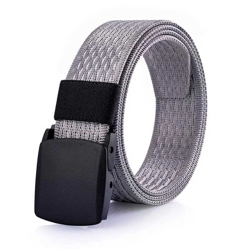 Outdoor mens POM buckle quick drying belt fashion glass pattern belt nylon military tactical waist Cinto casual jeans W250326