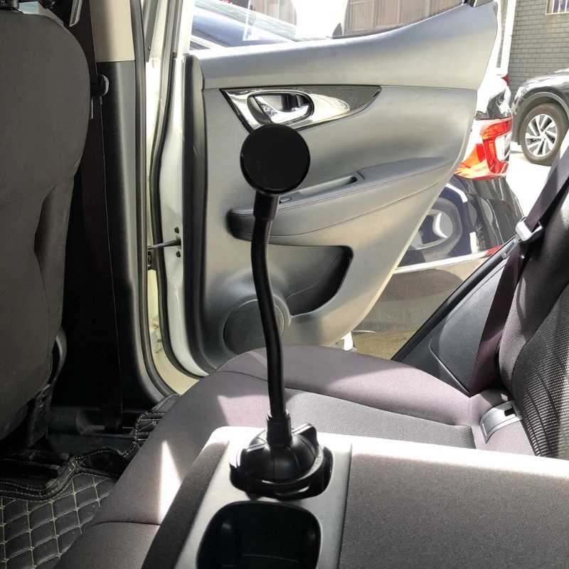 Magnetic Car Cup Holder Phone Holder Magnetic Power Supply - Mobile Phone Car Holder for Cup Holder Compatible with 11 Pro/11/XSXJ250326