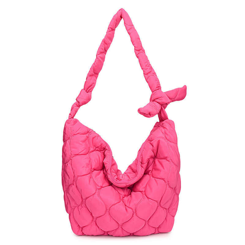 2024 new pleated cloud unisex diagonal shoulder with large capacity tote bag for women