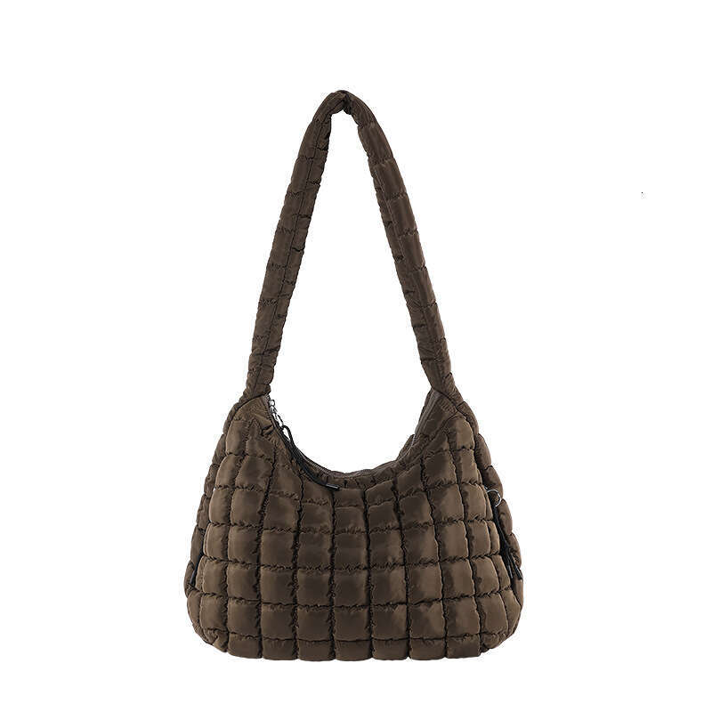83 Folded Cloud Fashion One Shoulder Handheld Dumpling Large Capacity Down Cotton Underarm Women's Bag