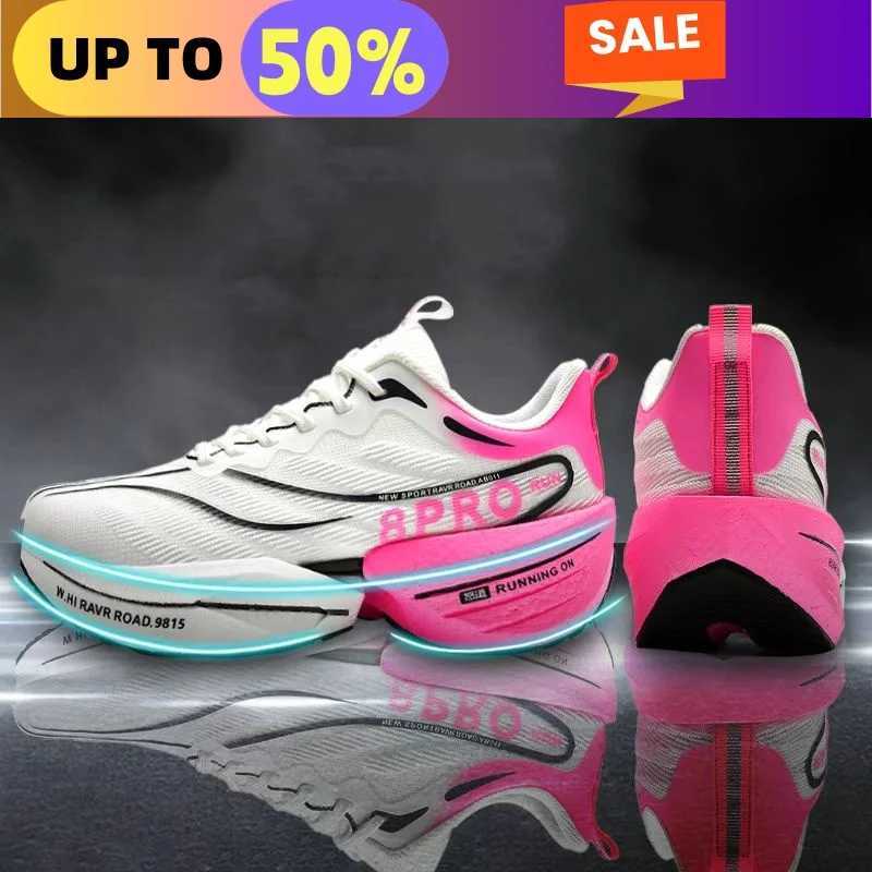 Running Shoes Carbon Plate Marathon Men Sport Tenis Breathable Wens Cfortable Athletic Nonskid Casual Sneakers Air CushionC250325