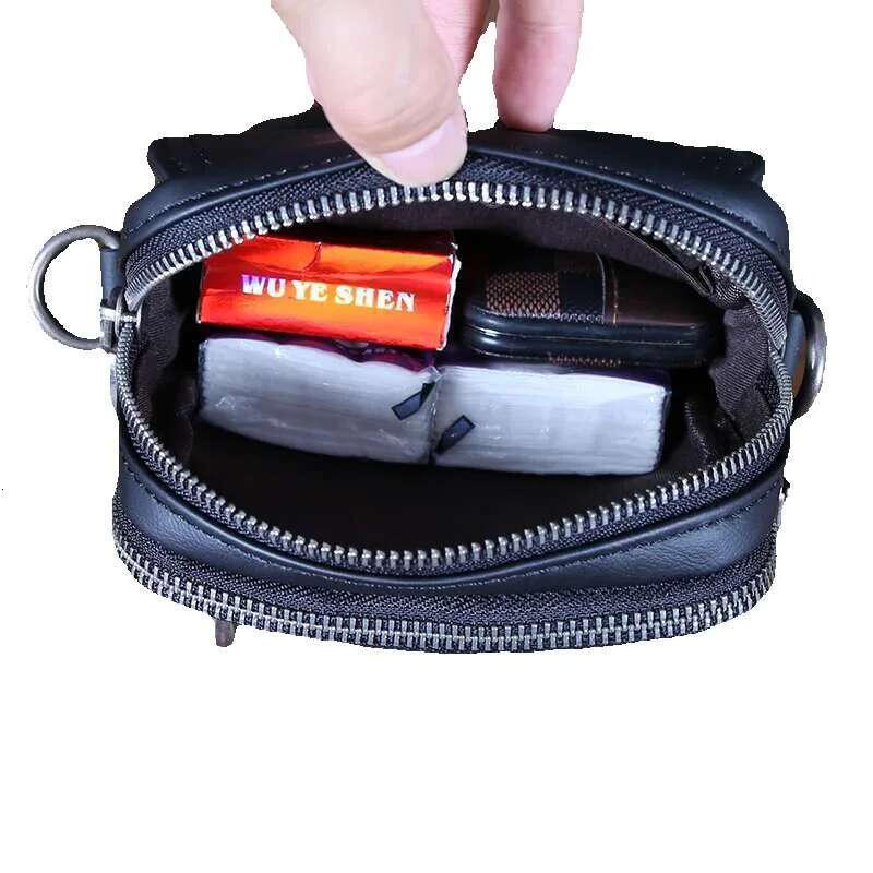 New Casual Leather Male Baotou Layer Cowhide Single Shoulder Crossbody Vertical Business Backpack Men's Bag