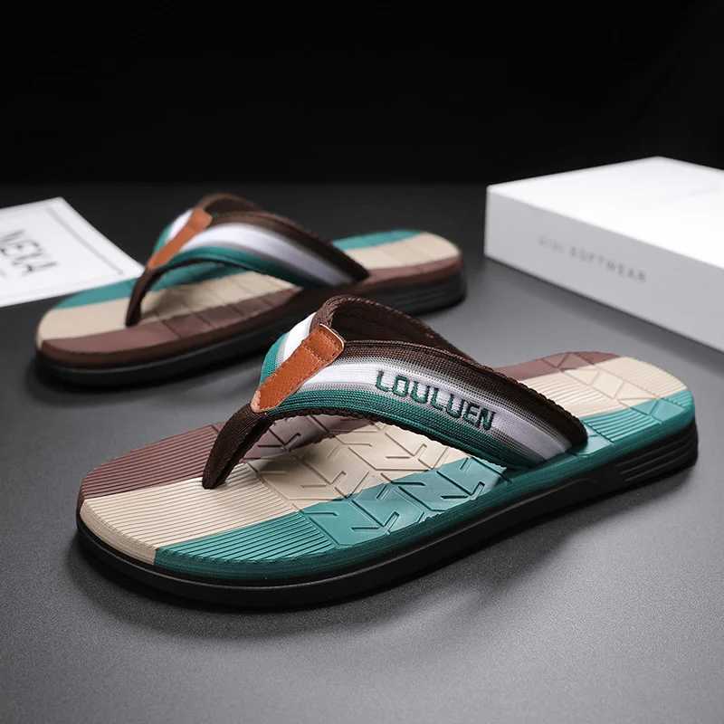 Mens flip cover Fi mens sandals outdoor soft summer slippers size 39-45XJ250326