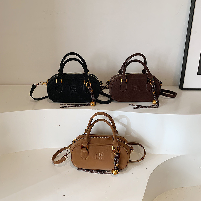 Small and niche personality bowling for women 2025 new small square bag versatile handbag fashionable single shoulder crossbody