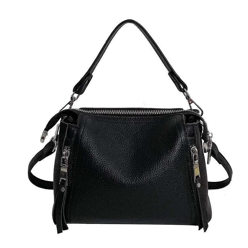 Women's Bags Genuine Leather Handbags Cowhide Women Shoulder Fashion Ladies Messenger Bags High Quality Female Tote bag