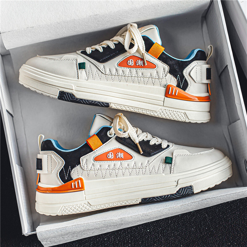 2025S New Trend Designer Men S Spring Breathable Youth China Chic Versatile Sports Casual Board With Thick Soles And Raised Inner White Tide Shoes