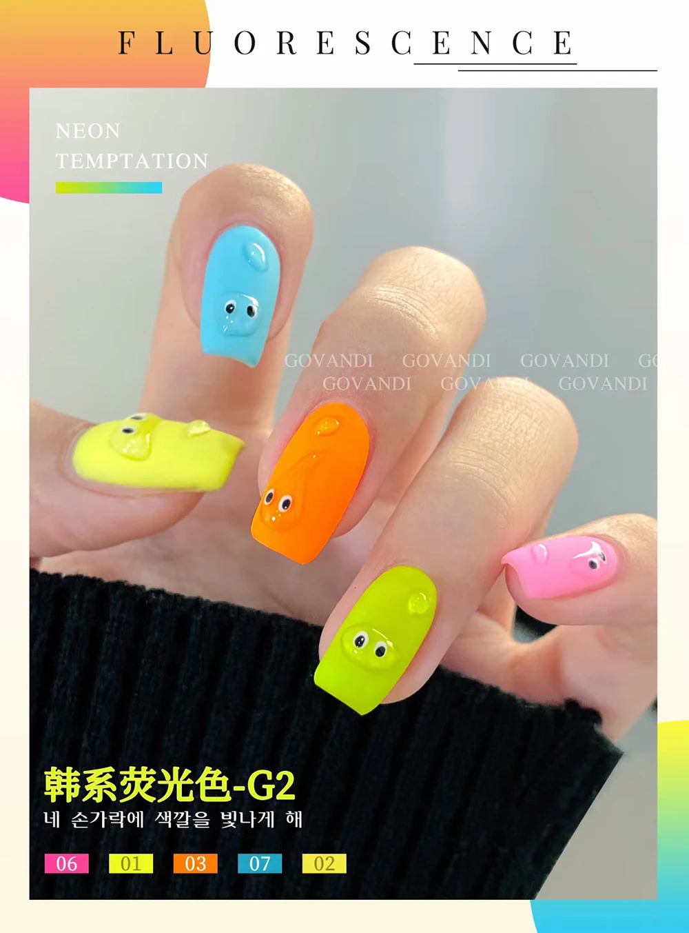 12pcs Candy Fluorescent Color Gel Polish Set WITH Loverly Bottle15ml Jelly Gel Soak Off UV Gel For Nail Salon Wholesale Set 250321