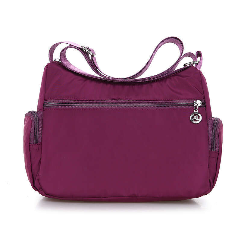 cf Multi compartment crossbody for women, middle-aged and elderly mothers, lightweight single shoulder bag, casual large capacity cloth bag