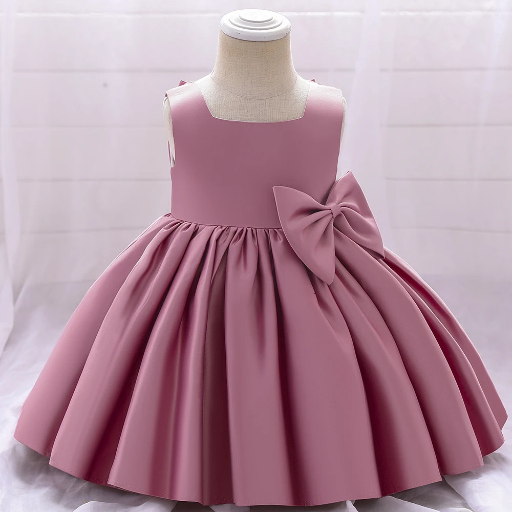 Toddler Baby Red Christmas Girls Dresses Kids Elegant Years Party Princess Birthday Party Dress for Girl Infant Xmas Vestido 250325