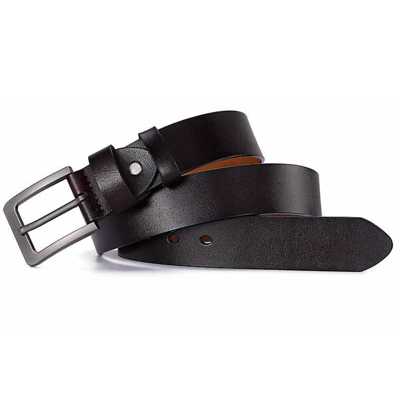 130 140 150 160 170cm Plus large-sized mens genuine leather belt luxury pin buckle belt Cummerbundles Ceinture Homme W250326