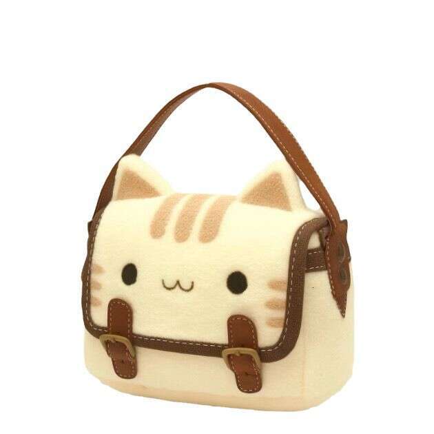 Cute Cat Small Bag 2024 New High Beauty Cartoon Plush Doll Handbag for Women