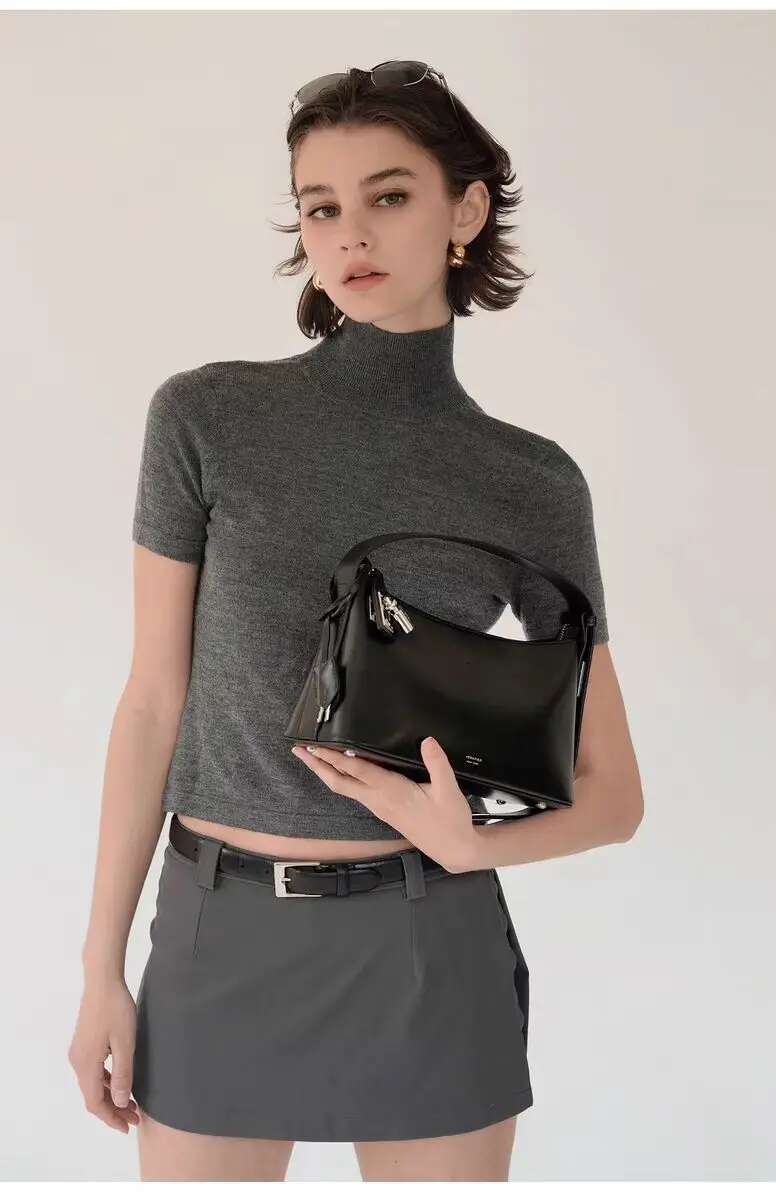 VERAFIED Light Modern Fashion Exquisite Square For Women Underarm Small Hobo Bag