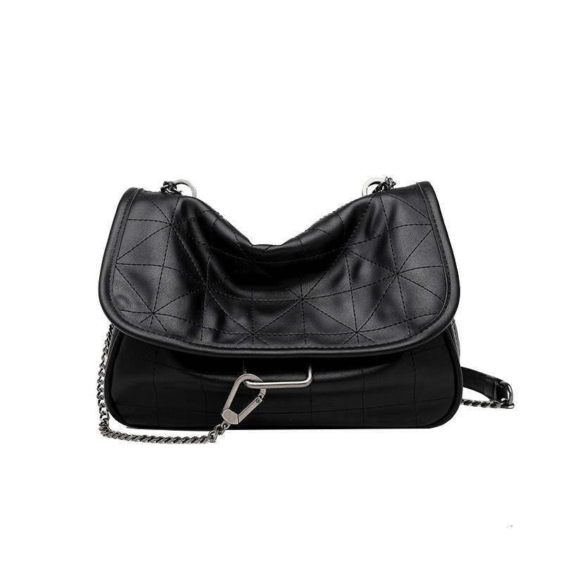 summer New Autumn Winter Fashion Versatile Limited Edition Western Style Diamond Grid Chain Single Shoulder Crossbody Stray Bag