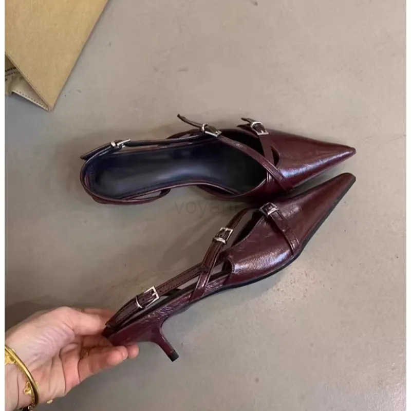 Elegant Par Dress Shoes for Wen Sandals Wens Pointed Toe H Designer Stripper Shoe Talon Low H Pumps Zapatos Z250326