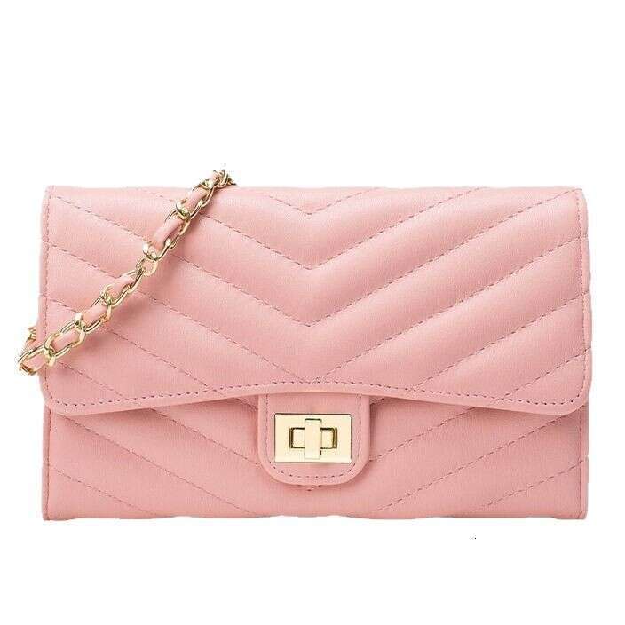 64 New High end Small Fragrance Chain with Large Capacity Women's Fashion One Shoulder Phone Mini Versatile Crossbody Bag