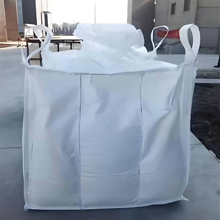 Reinforced White Tonne Bags with Four Rings - Ideal for Large Quantity Packaging