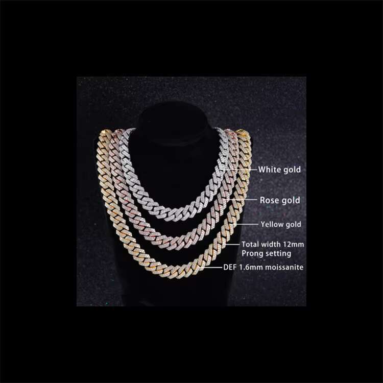 Excellent Quality Individuation Vvs Colorless Moissanite Diamond Necklace Classical Stylish Moissanite Necklace