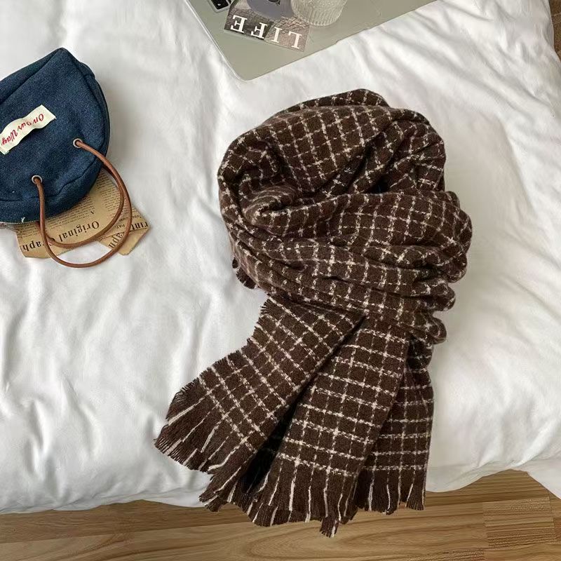 T356 Korean style winter new warm cold couple student shawl scarf versatile neck thickening