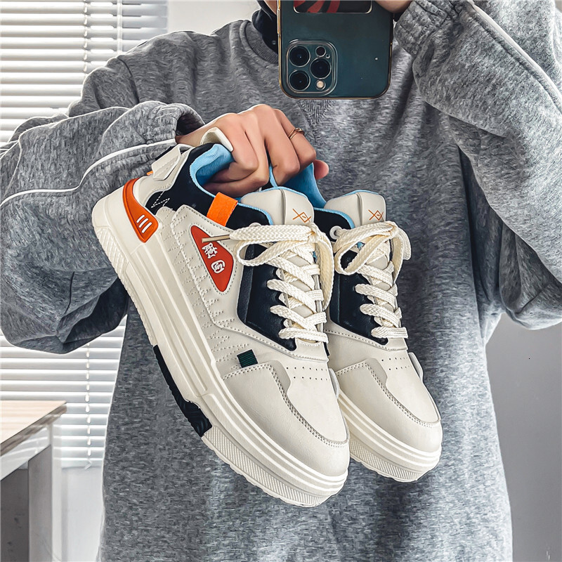 2025S New Trend Designer Men S Spring Breathable Youth China Chic Versatile Sports Casual Board With Thick Soles And Raised Inner White Tide Shoes