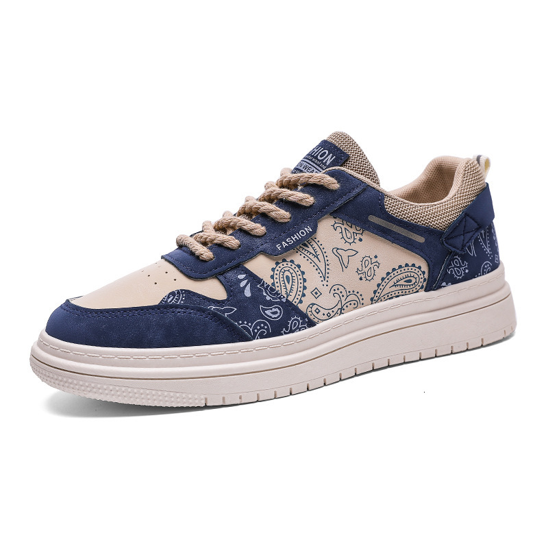 2025S New Trend Designer Live Broadcast Of New Cashew Flower Men S Trendy Shoes Versatile Trend Low Top Spring Canvas Sports Board Shoes