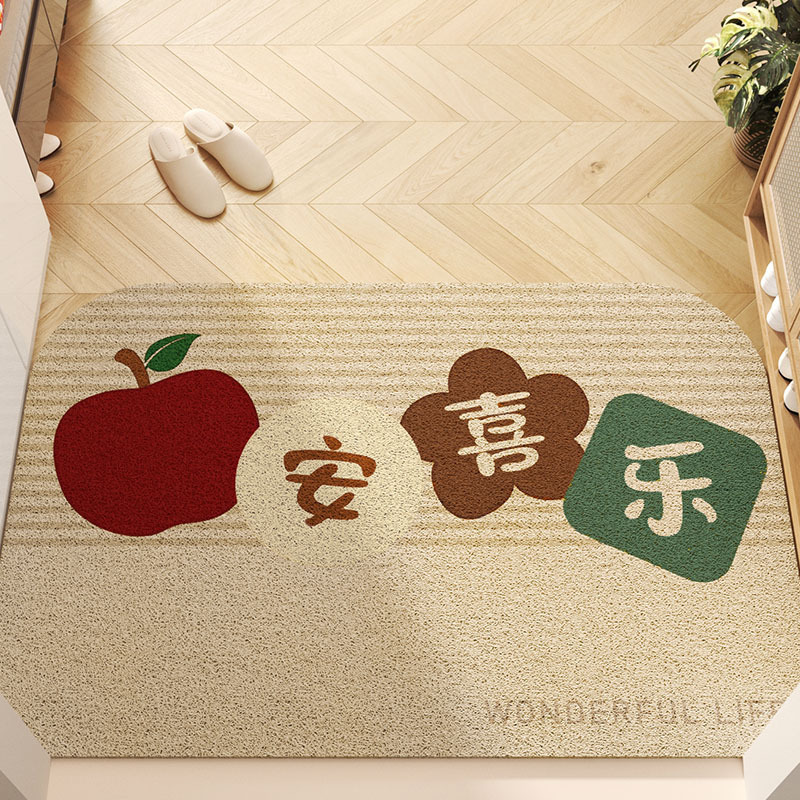 Modern Entrance Doormat with Strong Wire Loops Perfect for Easy Cleaning and Slip Prevention
