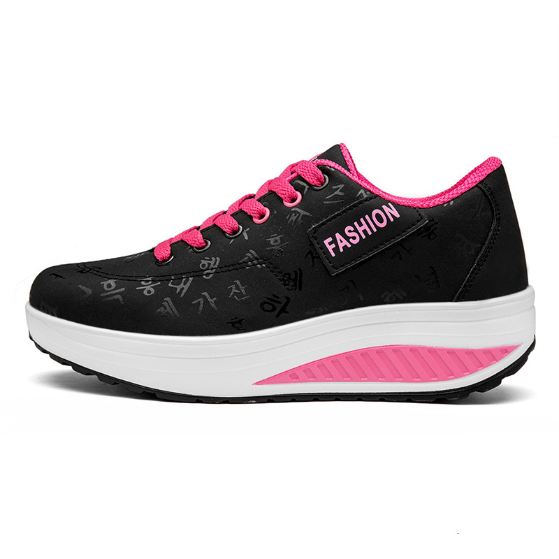 Designer Shoes Light Luxury Leather Rocking Sole Thick Sole Casual Sports Shoes Korean Version Travel Fashion Single Sponge Cake Shoes Large Women