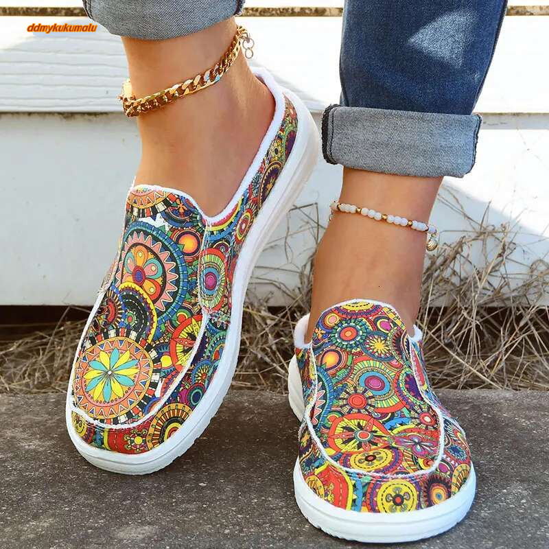 2025Women's new winter flat bottom warm casual shoes, classic style with plush comfortable soft sole, one foot bare boots for women ddmykukumalu