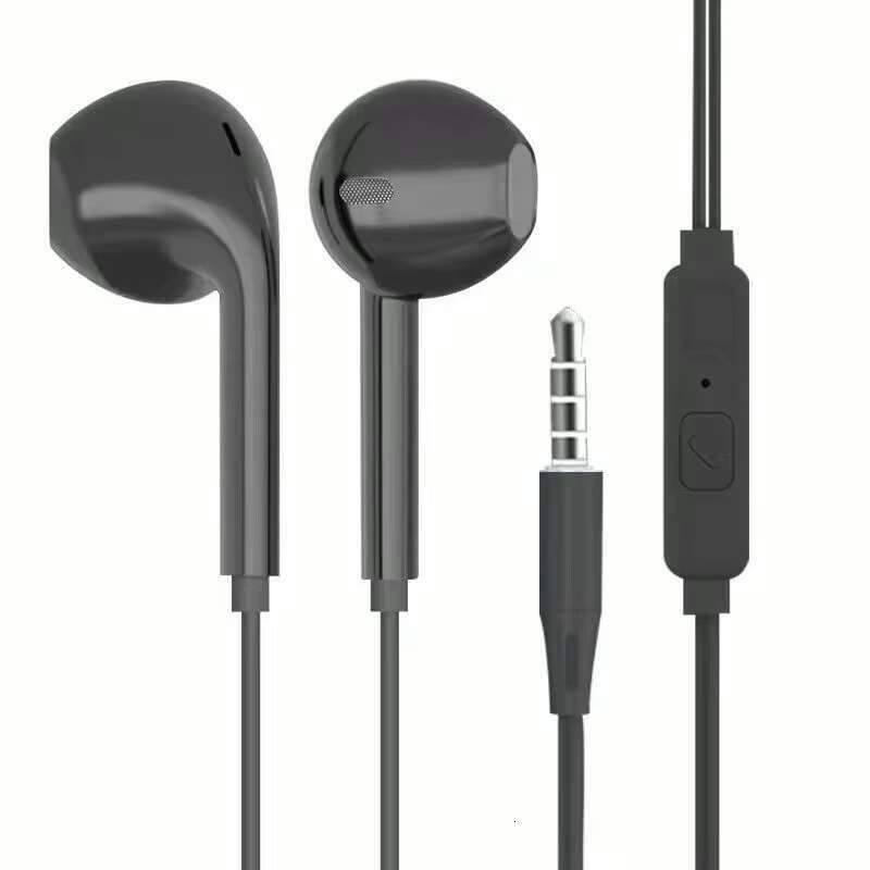 Factory Price Sports Headset Universal Headphones in Ear Mic Stereo Wired Earphones with 3.5mm Plug