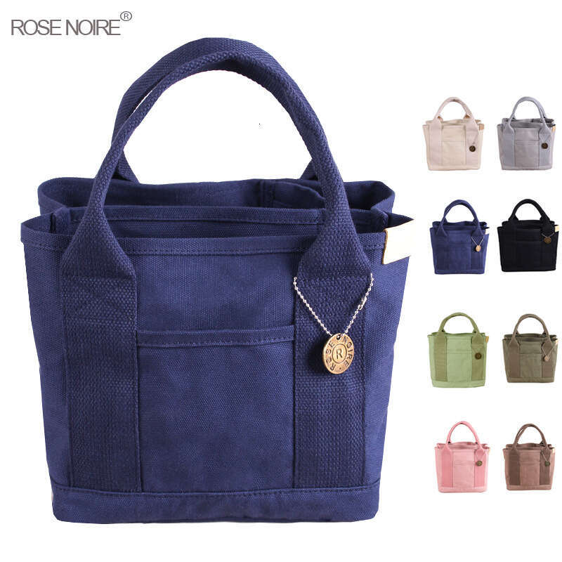 Direct hot selling Japanese Lotte high-end bento handbag, 16A canvas women's bag, handbag