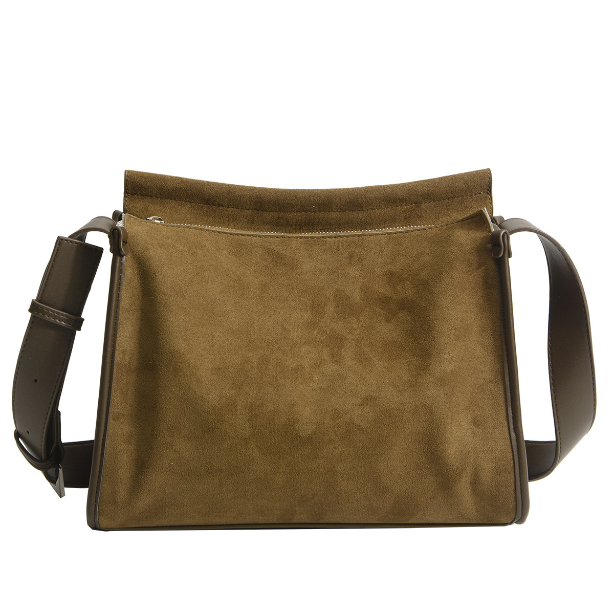 2025 New Autumn/winter Vintage Suede Commuter Single Shoulder Bucket Bag Large Capacity Hand Crossbody Tote Bag