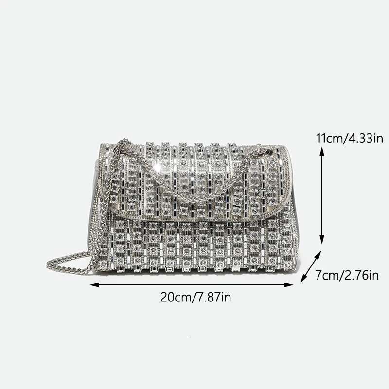 JIOMAY New Design Fashion Rhie Purse Designer Handbags Elegant And Versatile Purses For Women Evening Clutch Bag
