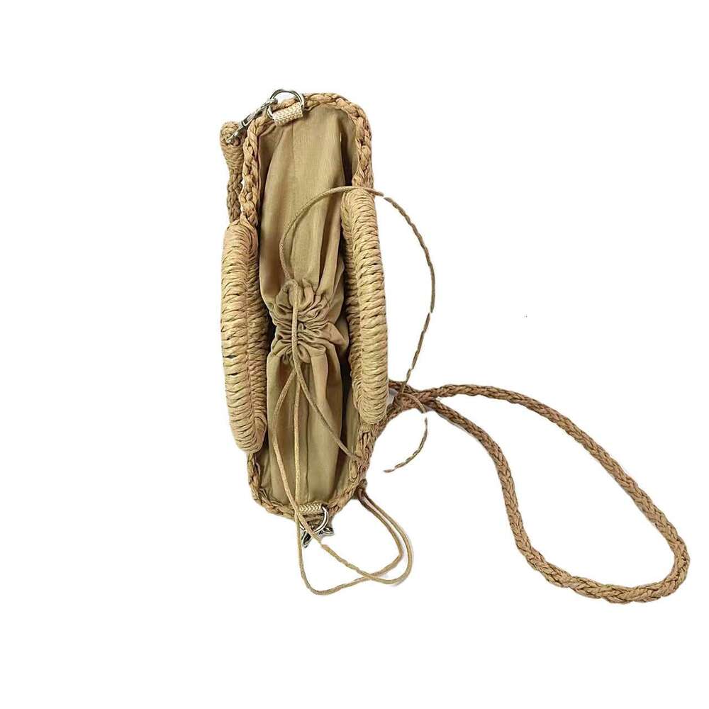 2022 Spring New Fresh and Sweet Luggage Leather Goods Bag Grass Woven Women's Handbag