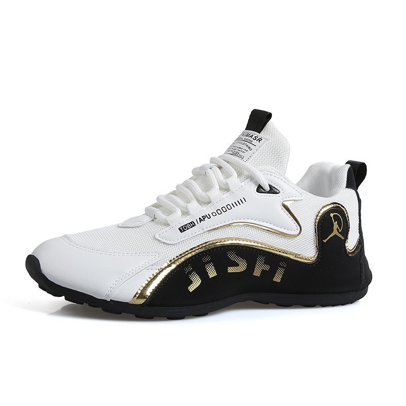 designer shoes new Men's sports shoes men's leather upper comfortable sports trendy and versatile men's casual shoes tourist