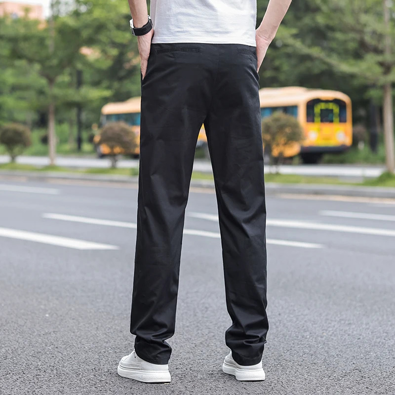 Fashionable casual pants for summer and autumn pure cotton fashionable classic mens style Trouser straight 250326