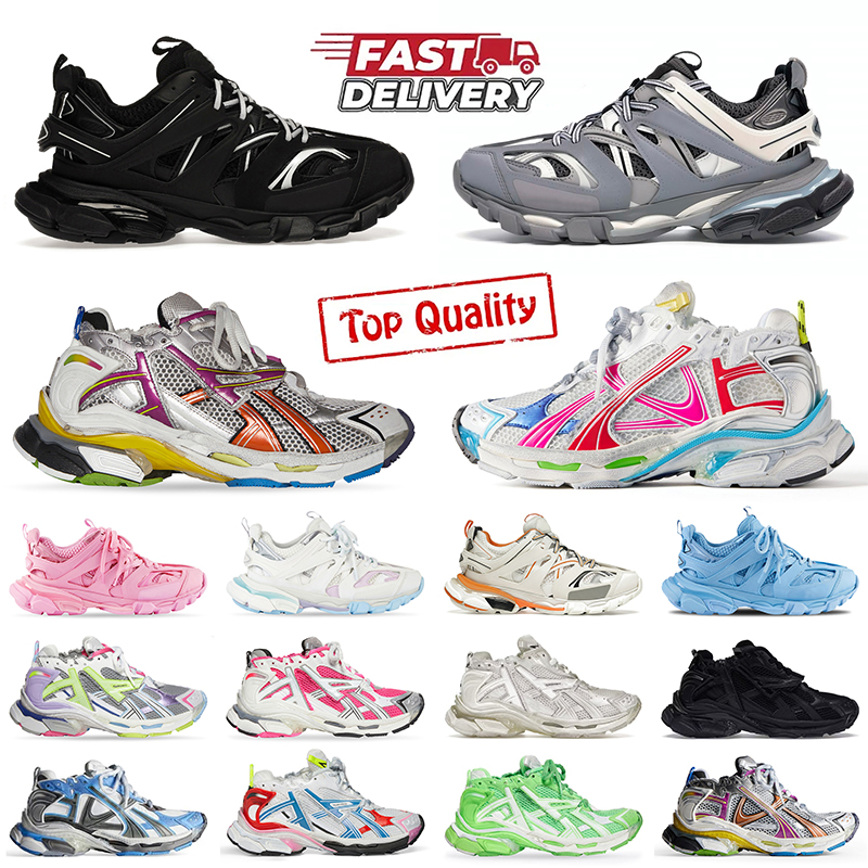 Top Quality 3 3.0 Designer Casual Shoes Runners 7.0 7.5 des chaussures BURGUNDY Oversize Platform Loafers Sneakers Black Pink Blue Vintage dhgate Women Mens Trainers