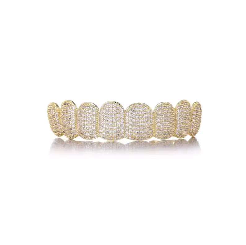 Exclusive Customization Moissanite Teeth Grillz Iced Out Hop 925 Silver Decorative Braces Real Diamond Bling Tooth Grills for Me