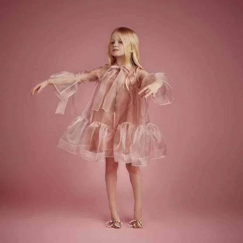 Girls Dress 2025 Autumn New Western Fashion Dress Girls Dress Baby Dress W250326