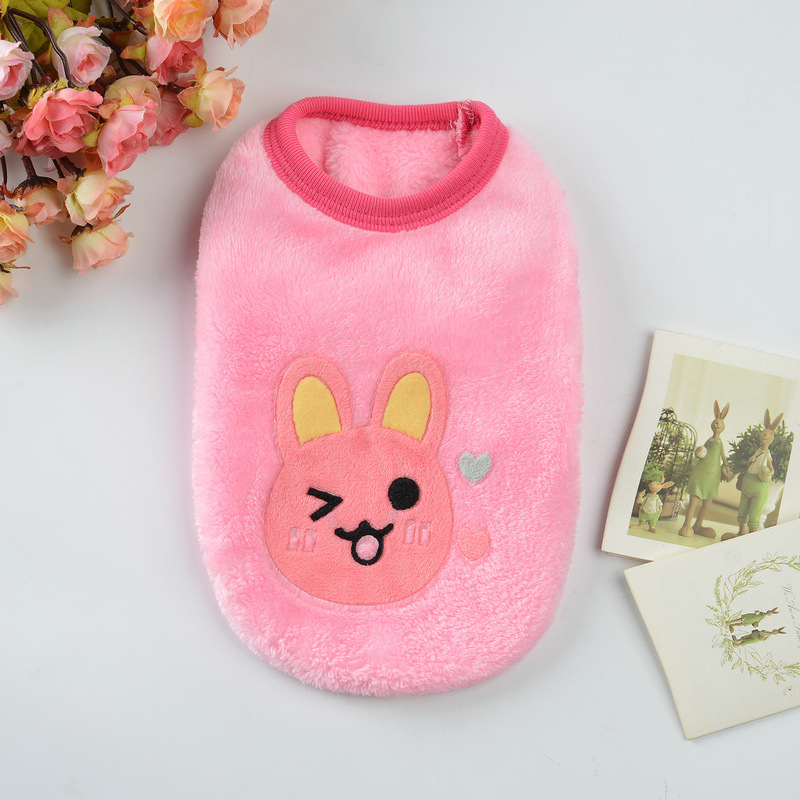Cartoon Dog Sweater for Small Dog, Dog Clothes for Puppy Dogs Girl Boy, Ultra Soft and Warm Flannel Puppy Sweater Dog Coat for Winter, Multiple Styles