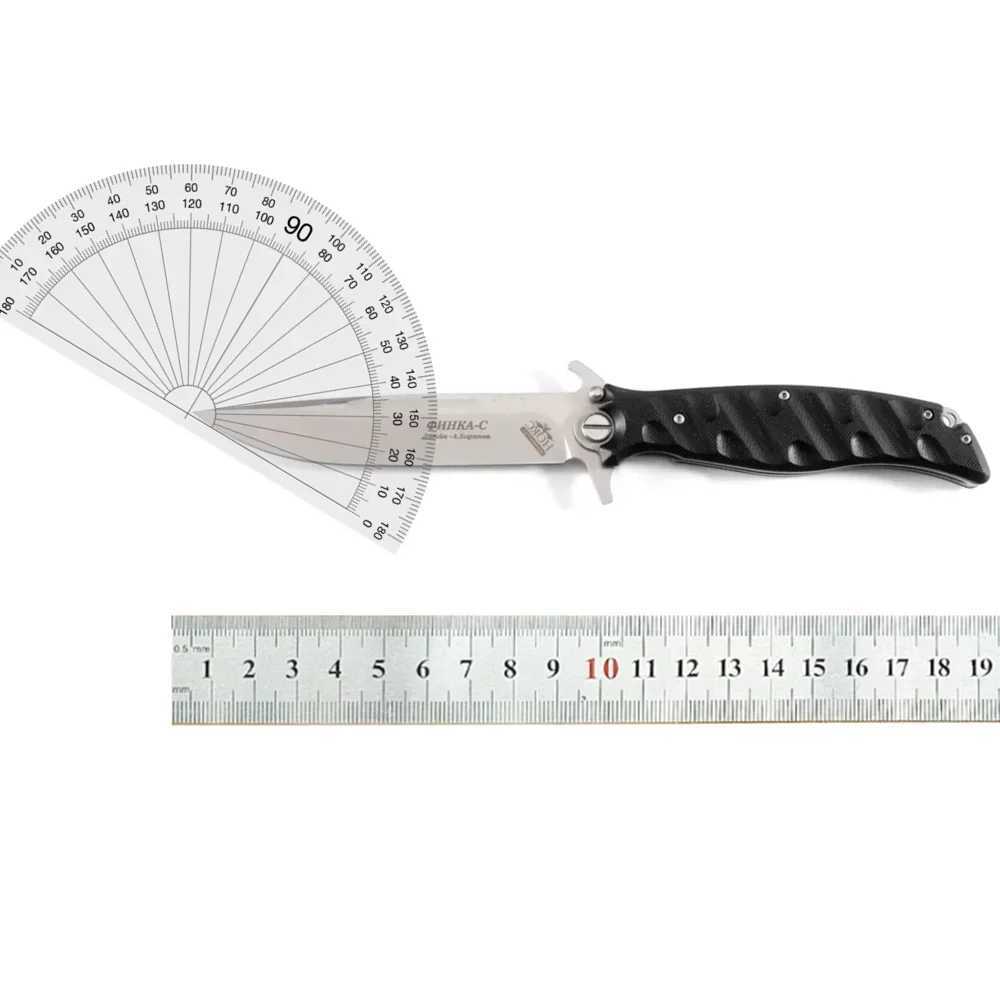 Jackknife Russian HOKC Finka tactical folding knife D2 blade G10 handle hunting survival pocket knife camping hunting EDC toolXJ250326