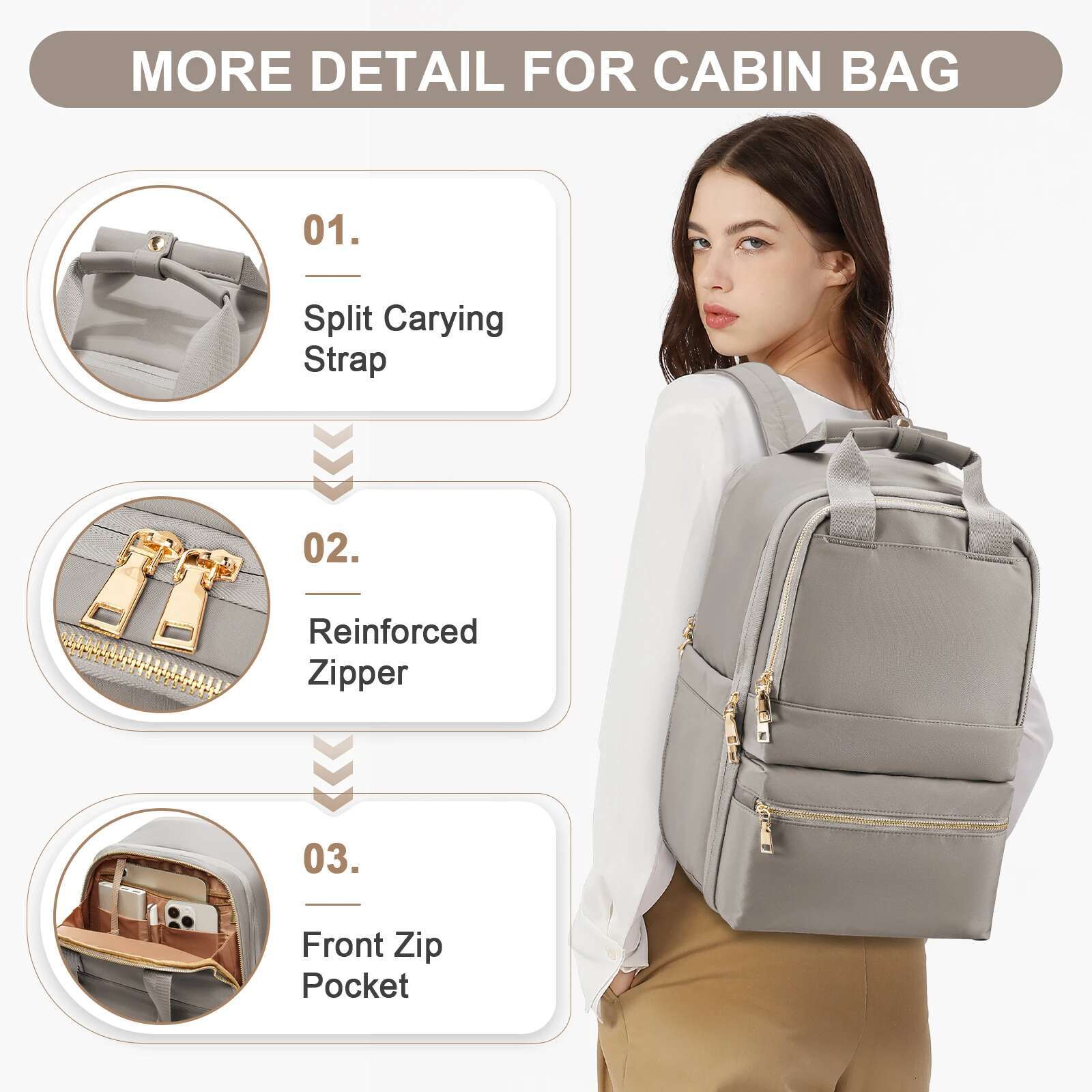 Ryanair 40X20x25 Travel Carry-Ons Leisure Hand Lage Fashion Backpack Laptop Bag Women, Gifts For Women