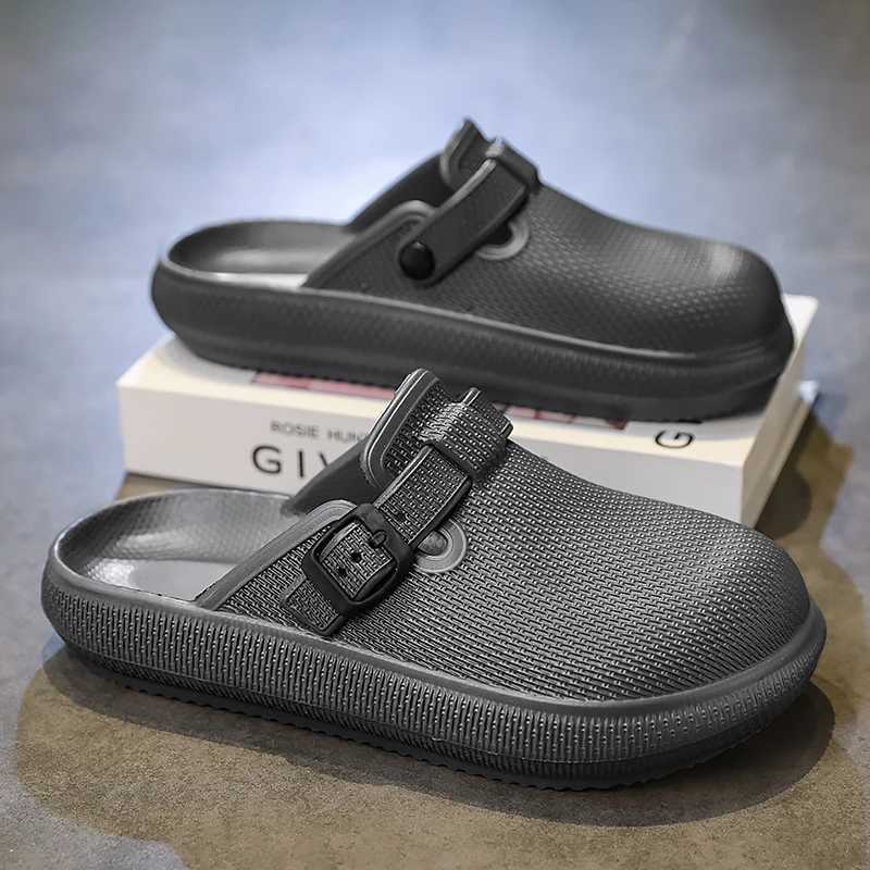 Man Slippers N-slip Beach Garden Flat Sandals Eva Slides Women Men Shoes Casual Flip-flops Unisex Sandalias BRIKEN Size36-45XJ250326