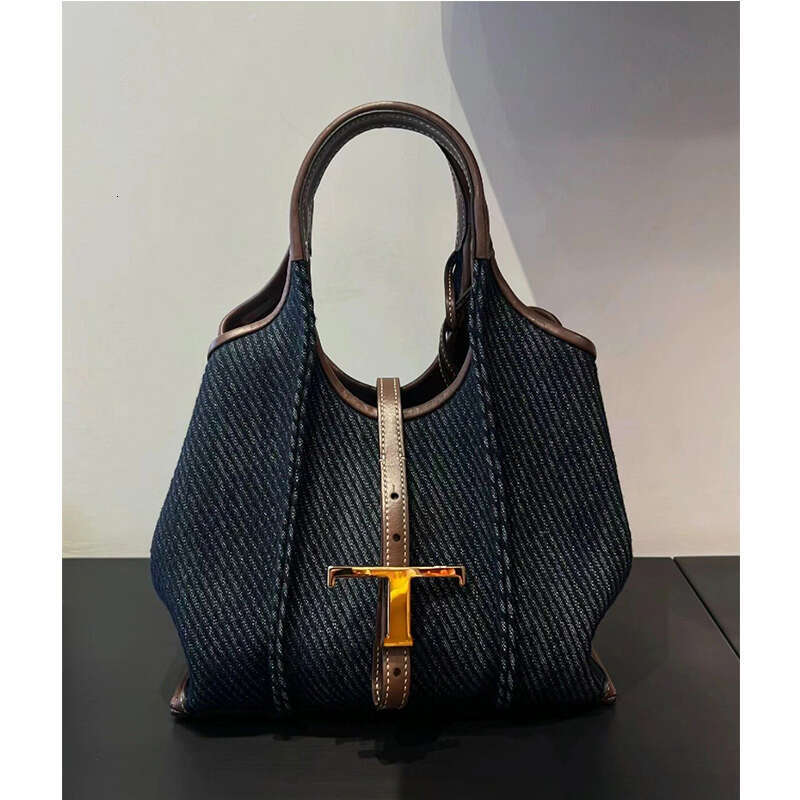 Women's Bags Women's Bags Handheld Denim Tote Women's New Style, Popular This Year, High-End Sense, Niche Commuting Bag, Work Small Han