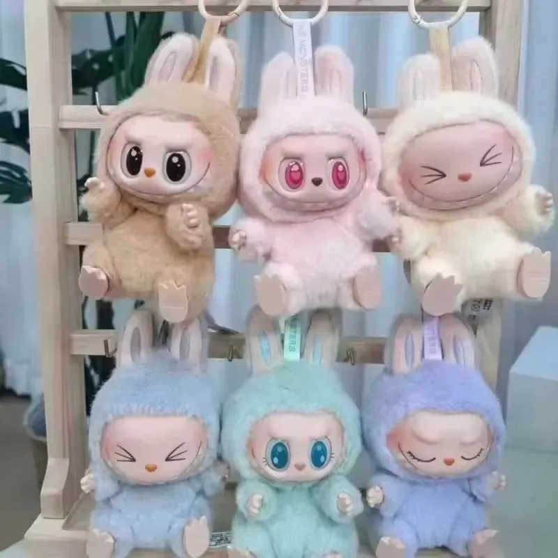 Hot Sale Anime Figure Labubu Have A Seat Series Vinyl Pendant Doll Model Toy Cute Monster Keychain Toys Birthday Gifts W240904