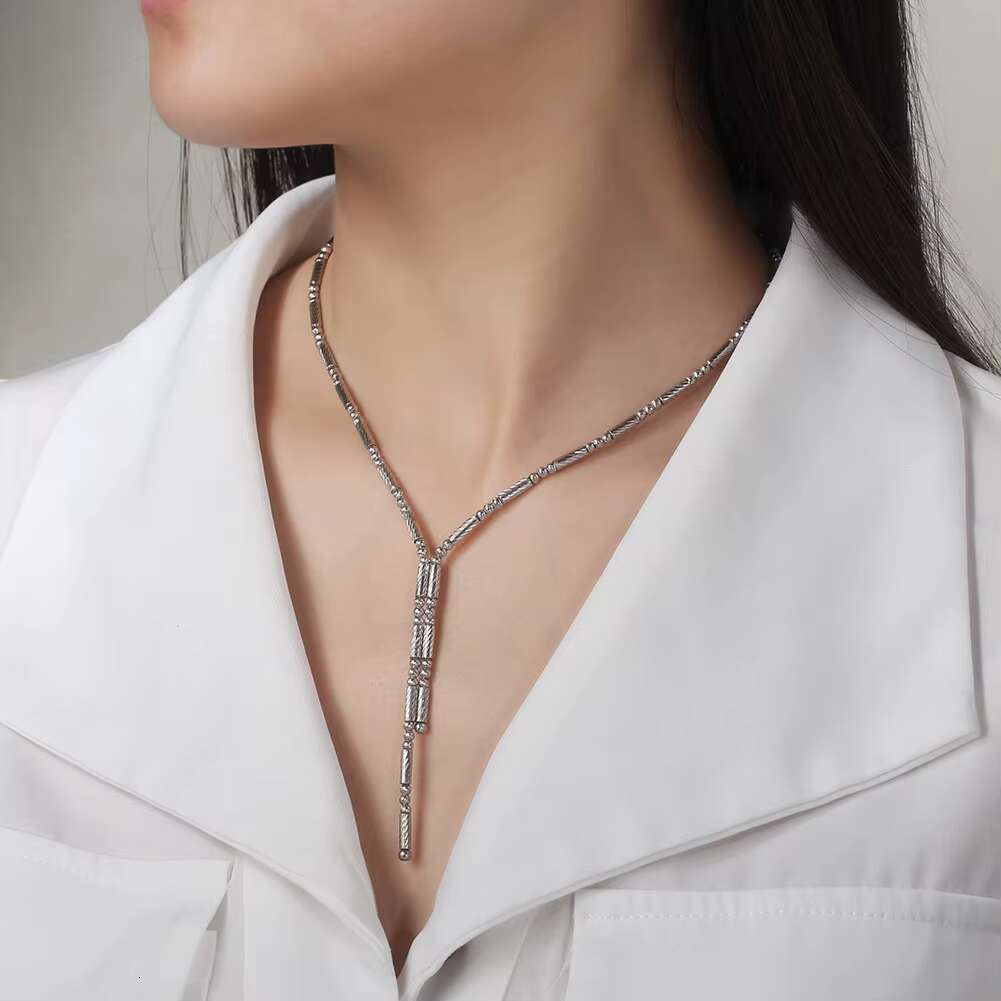 RINNTIN SC88 Unique 3mm Sier Magnetic Jewelry Necklace Men's and Women's Bracelet