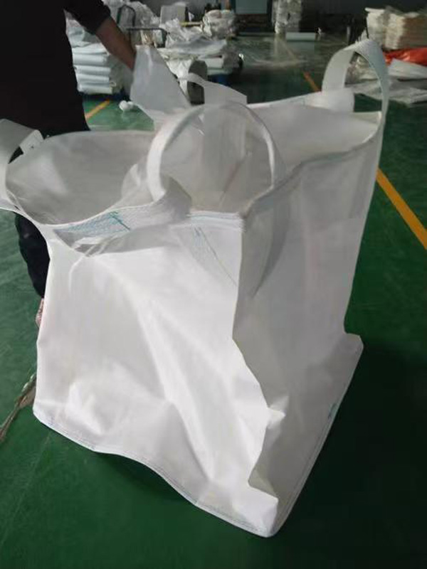 Thickened Wear-Resistant White Tonne Bag with Inner Liner and Rings