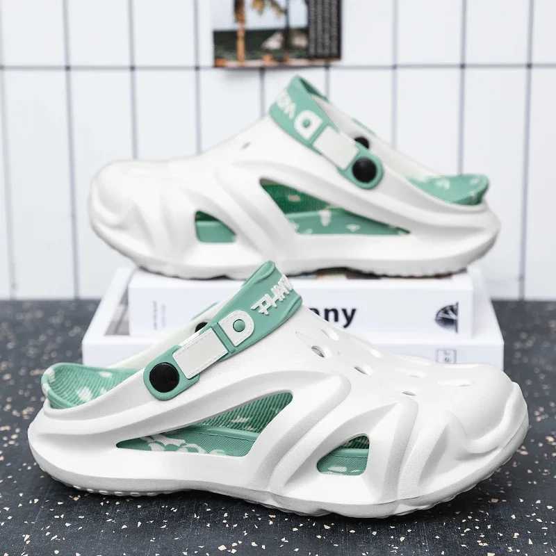 New Summer Mens Sandals Eva Lightweight Beach Outdoor Design Mens Slippers Bathroom N-Slip Mens Slippers Popular ModelsXJ250326