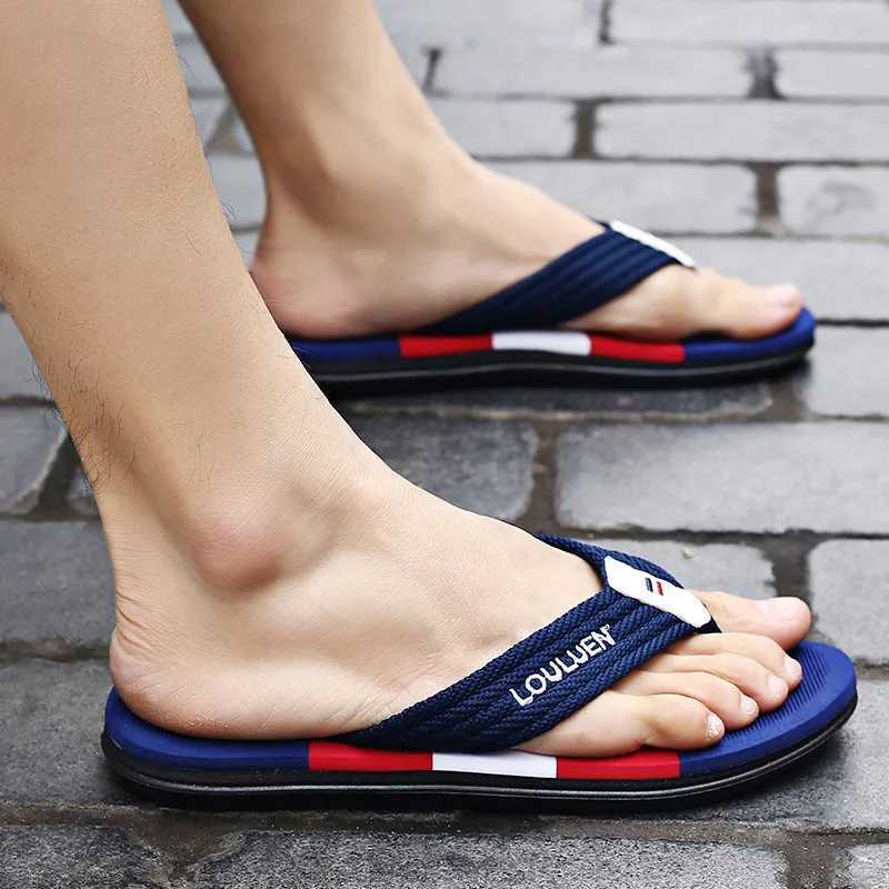 Summer Light Mens Flip up Mens Beach Home Chanclas Slipper Flip up Indoor Infra to Uomo Japki H289XJ250326