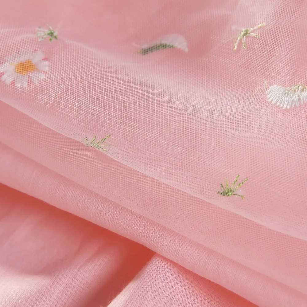 Flower Girls Dresses Childrens Clothing Kids Clothes Summer Fairy For Stage Show Dance Wear Cosplay Costumes Sling Casual W250326